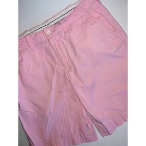 POLO RALPH LAUREN PINK COTTON CHINO SHORTS SIZE 34 INSIDE DRAWSTRING WAIST 34